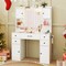 White Vanity Set with LED Mirror, Charging Station & Ample Storage